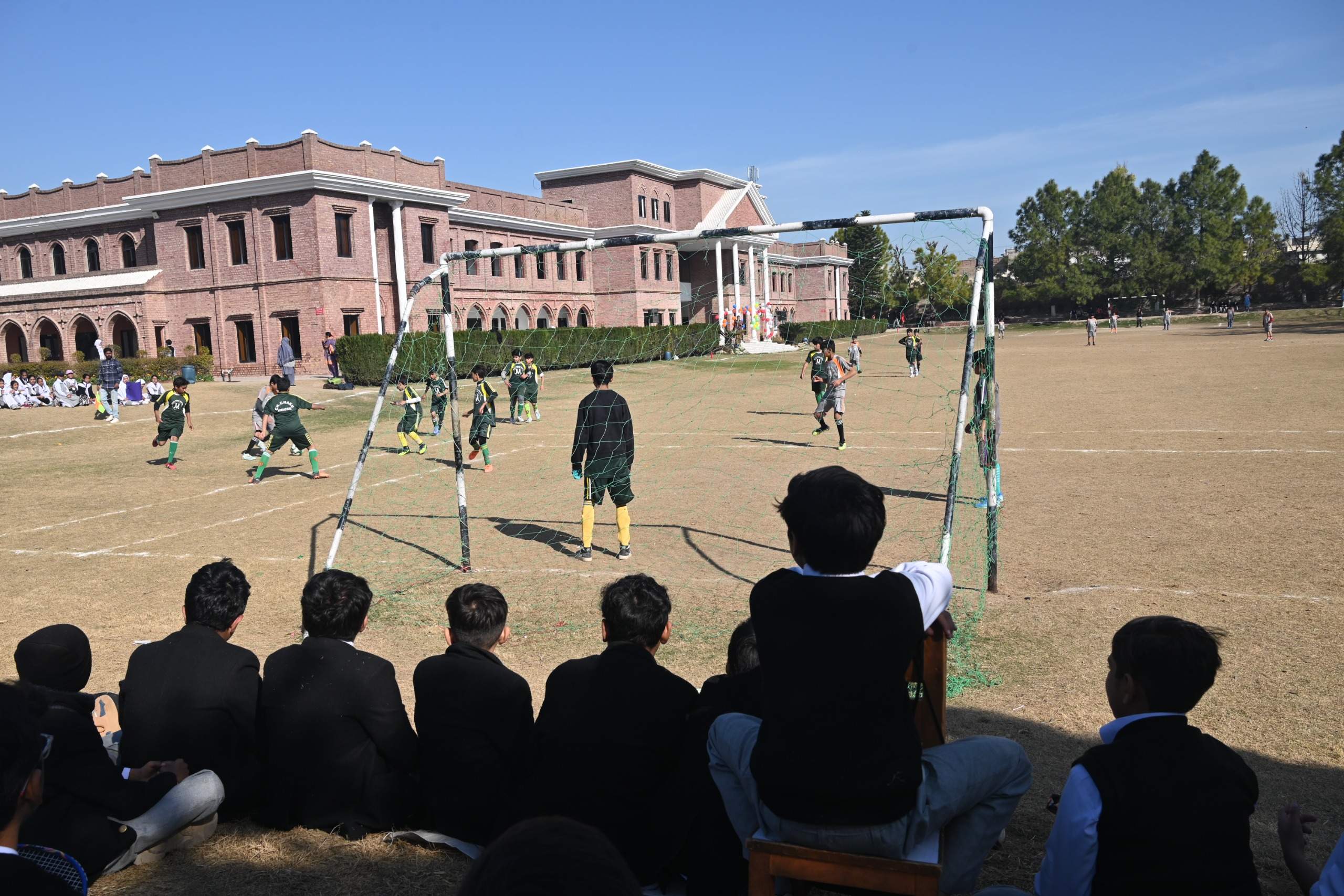 Football Match at Myer's College